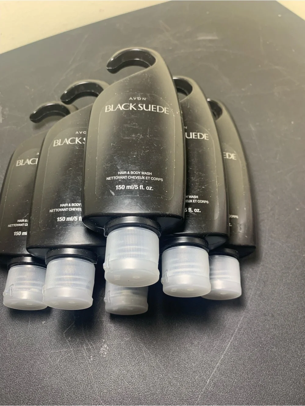 Men’s Avon Black Suede Shower Gel (Lot of 6) 150ml/5oz